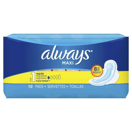 Always Pad Maxi 8 Hour Protection, PK120 95088